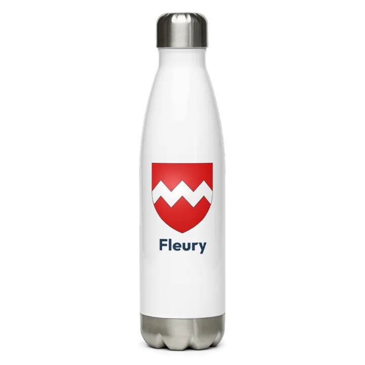 Gourde inox blason de Fleury