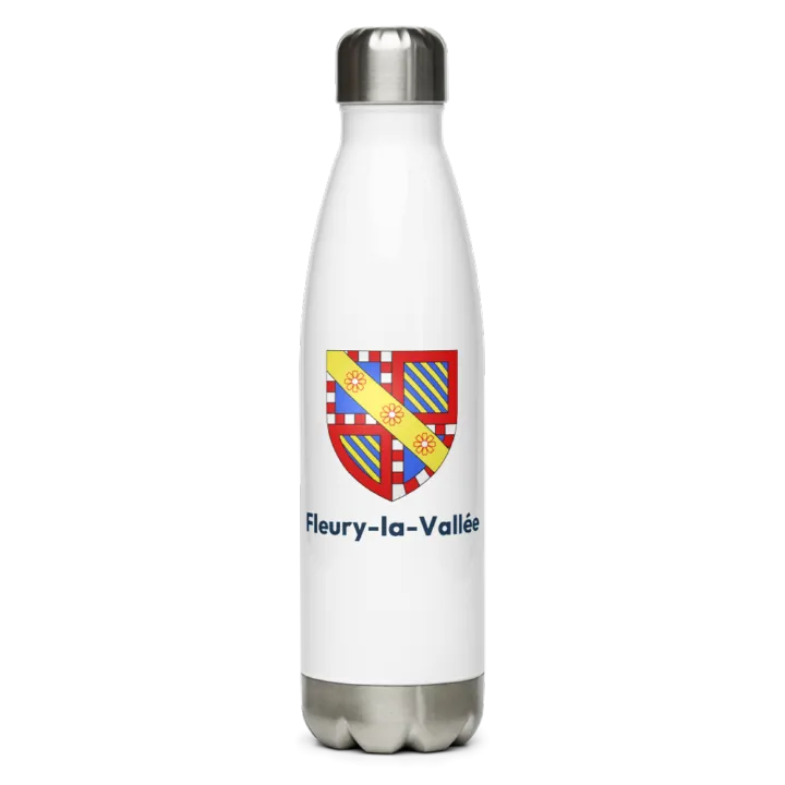 Gourde inox blason de Fleury-la-Vallée