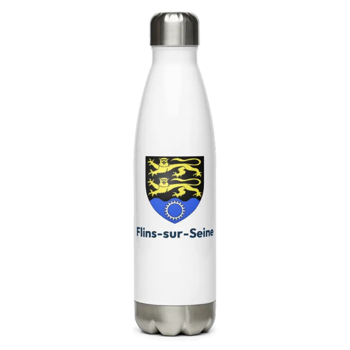 Gourde inox blason de Flins-sur-Seine