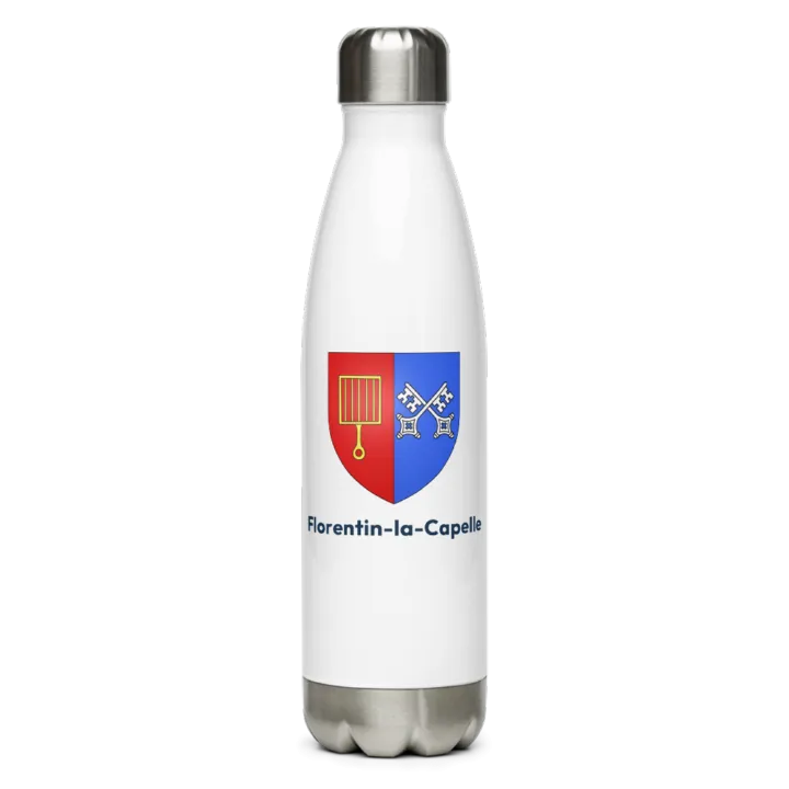 Gourde inox blason de Florentin-la-Capelle