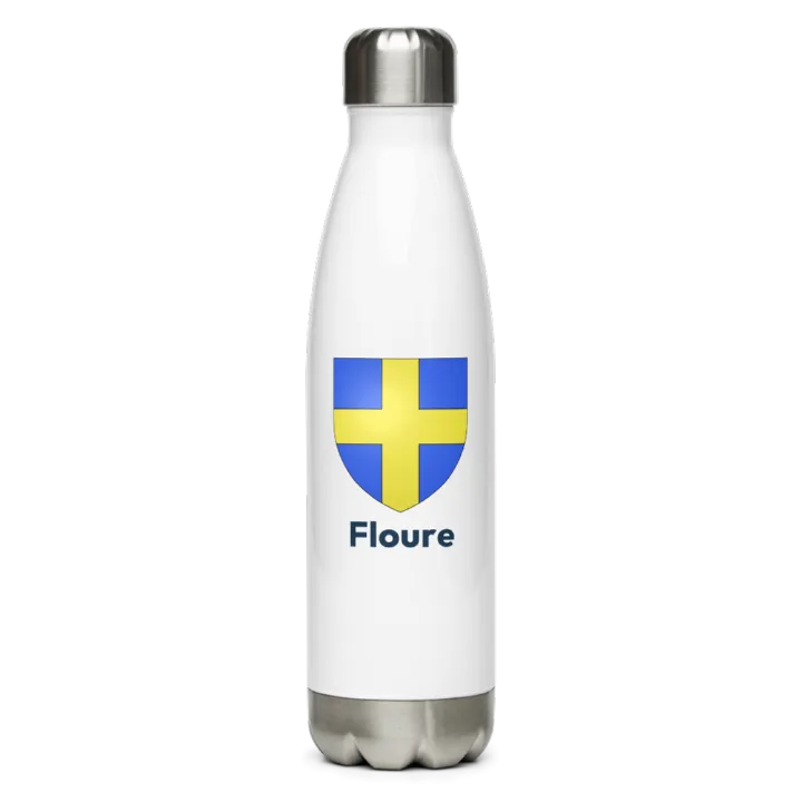 Gourde inox blason de Floure