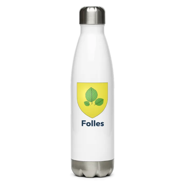 Gourde inox blason de Folles