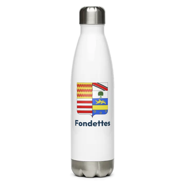 Gourde inox blason de Fondettes