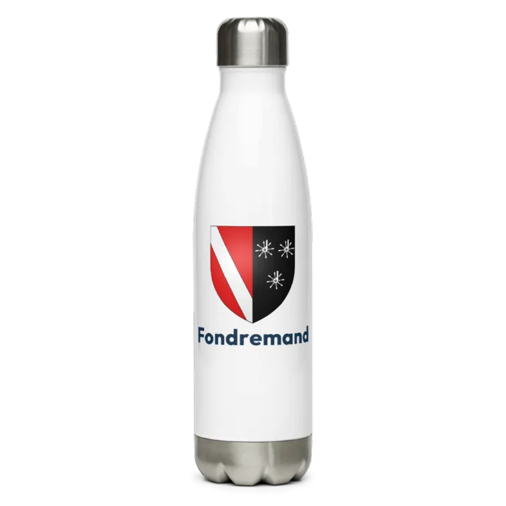 Gourde inox blason de Fondremand