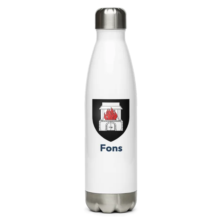 Gourde inox blason de Fons