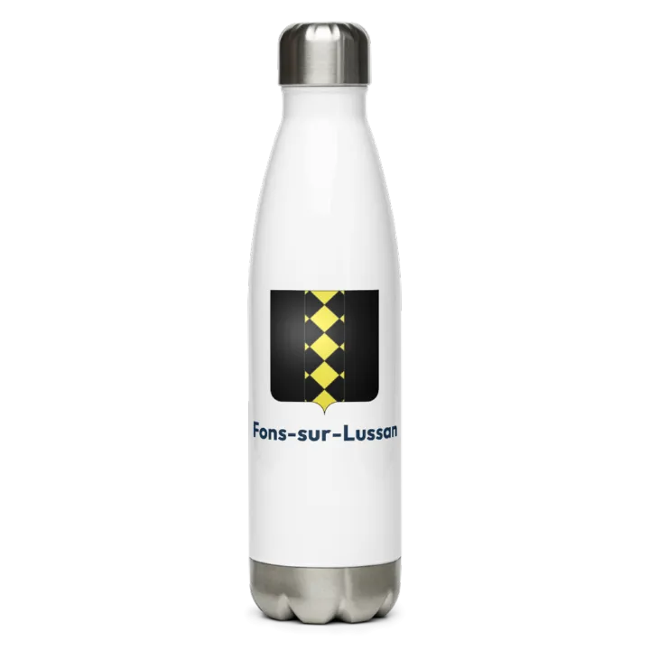 Gourde inox blason de Fons-sur-Lussan