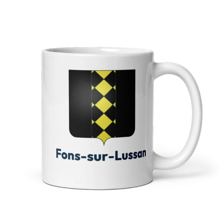 Mug blason de Fons-sur-Lussan