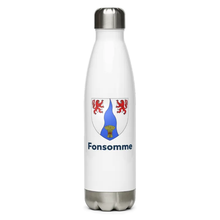 Gourde inox blason de Fonsomme