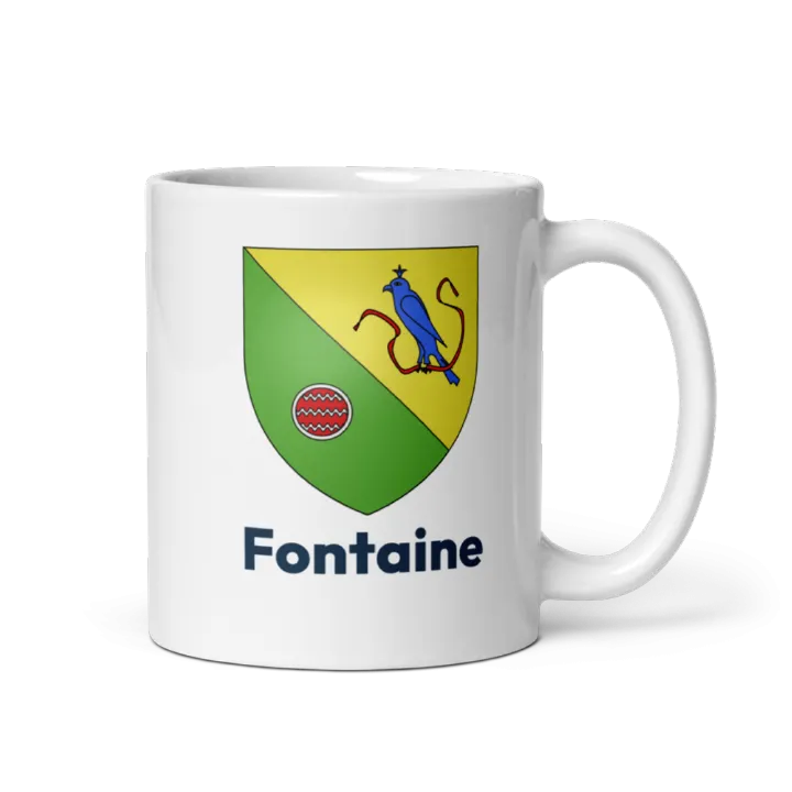 Mug blason de Fontaine