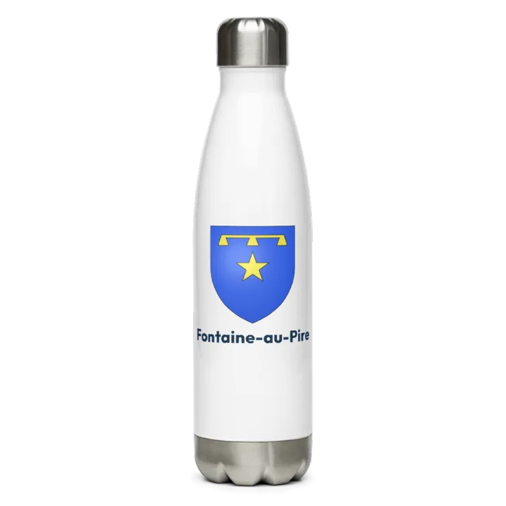 Gourde inox blason de Fontaine-au-Pire