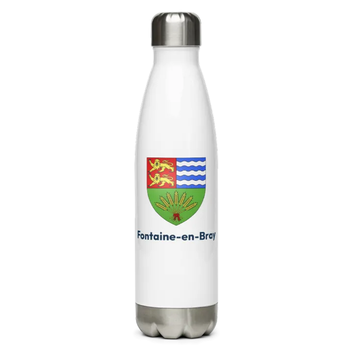 Gourde inox blason de Fontaine-en-Bray