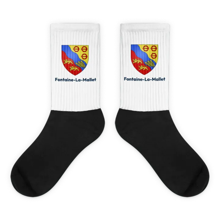 Chaussettes — blason de Fontaine-la-Mallet