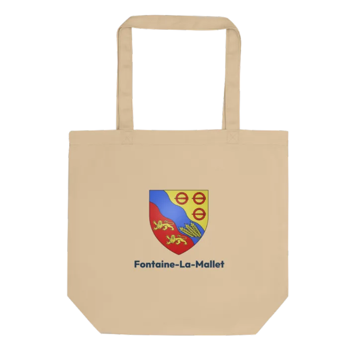 Tote bag coton bio — blason de Fontaine-la-Mallet