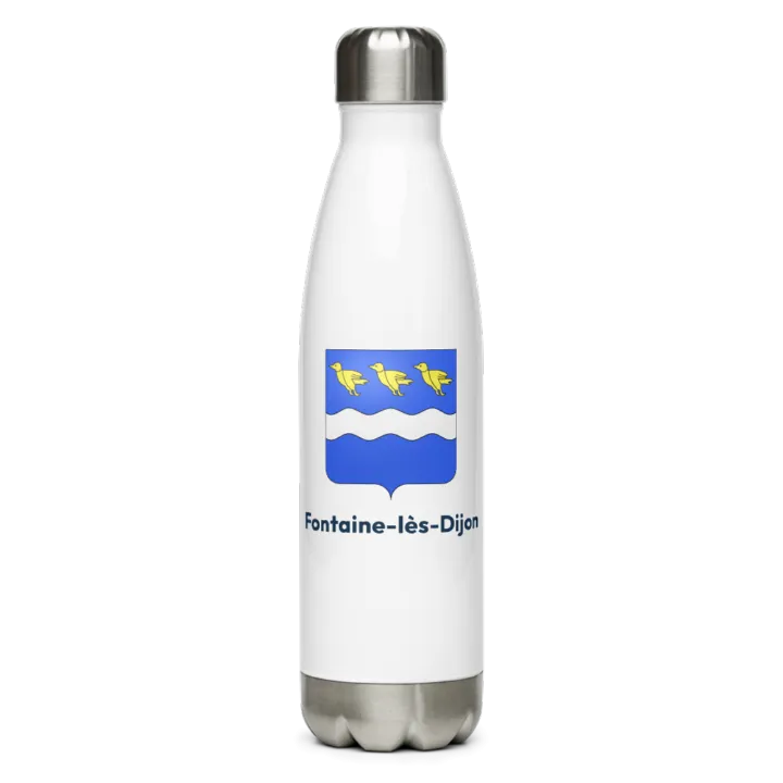 Gourde inox blason de Fontaine-lès-Dijon