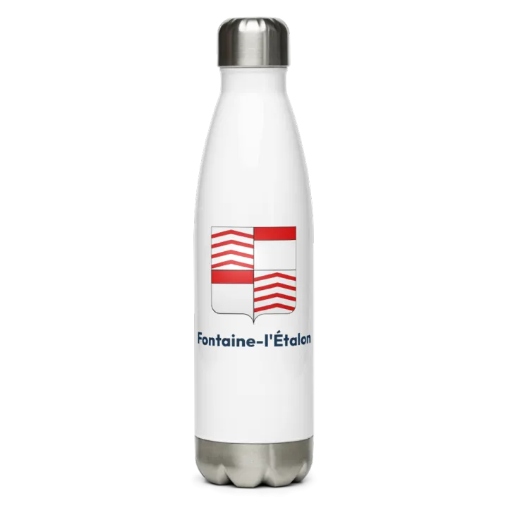 Gourde inox — blason de Fontaine-l'Étalon