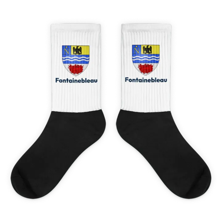 Chaussettes — blason de Fontainebleau