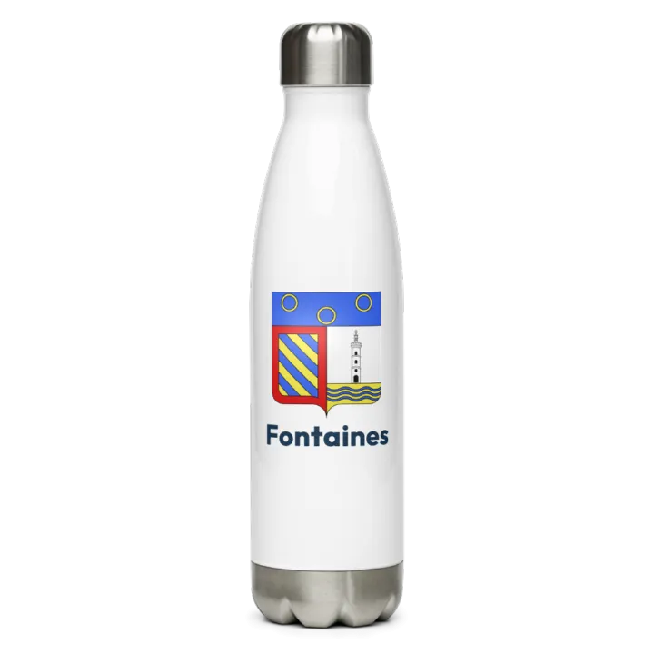 Gourde inox blason de Fontaines