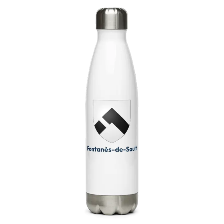 Gourde inox blason de Fontanès-de-Sault