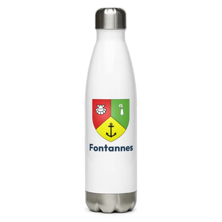 Gourde inox blason de Fontannes