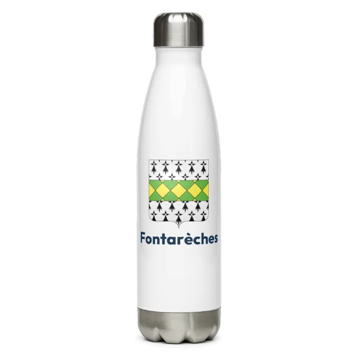 Gourde inox blason de Fontarèches