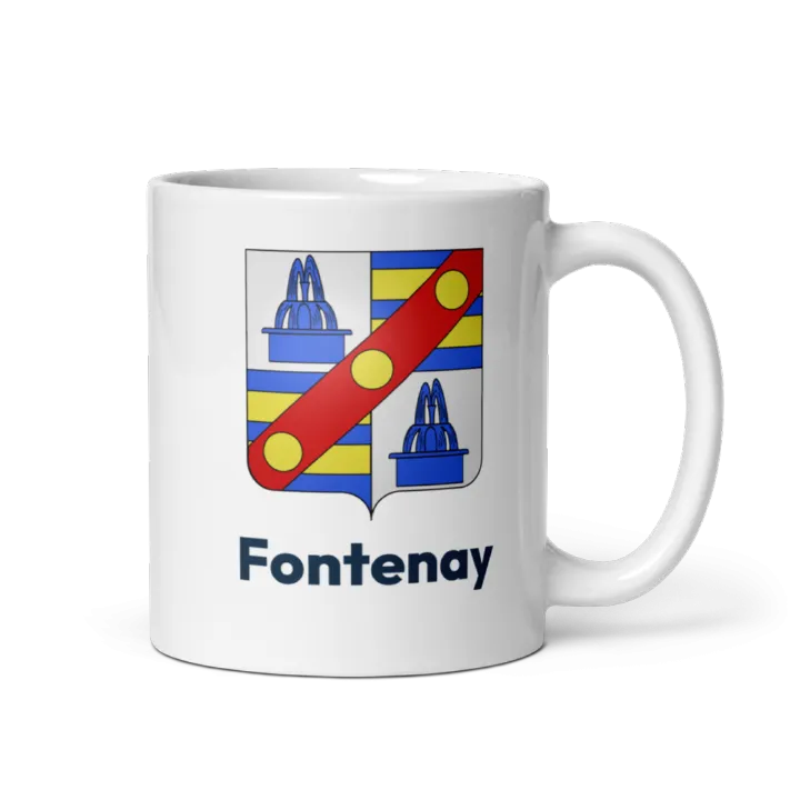 Mug blason de Fontenay