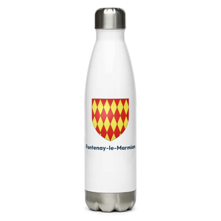 Gourde inox blason de Fontenay-le-Marmion