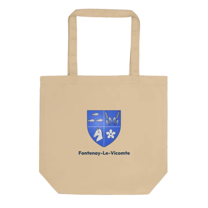 Tote bag coton bio — blason de Fontenay-le-Vicomte