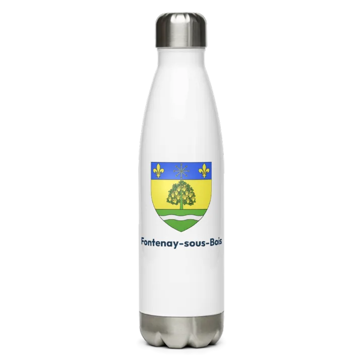 Gourde inox blason de Fontenay-sous-Bois