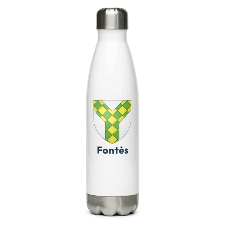 Gourde inox blason de Fontès