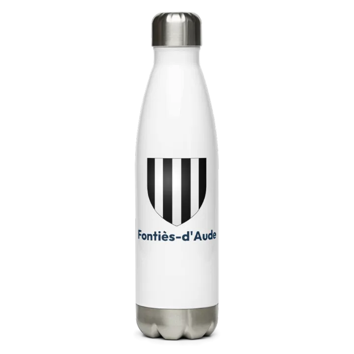 Gourde inox blason de Fontiès-d'Aude