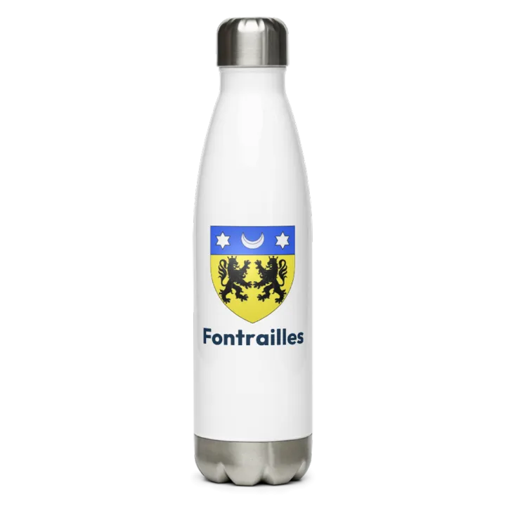 Gourde inox blason de Fontrailles
