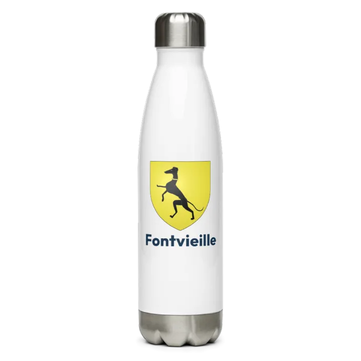 Gourde inox blason de Fontvieille