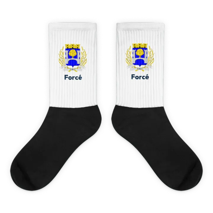 Chaussettes — blason de Forcé