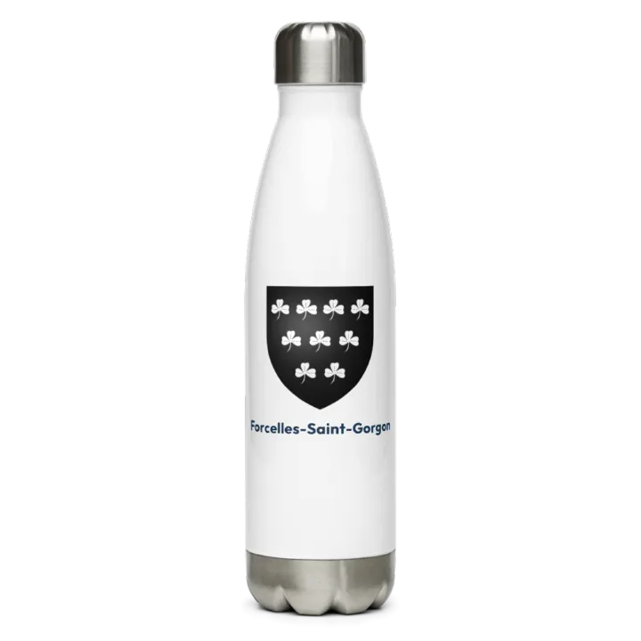 Gourde inox blason de Forcelles-Saint-Gorgon
