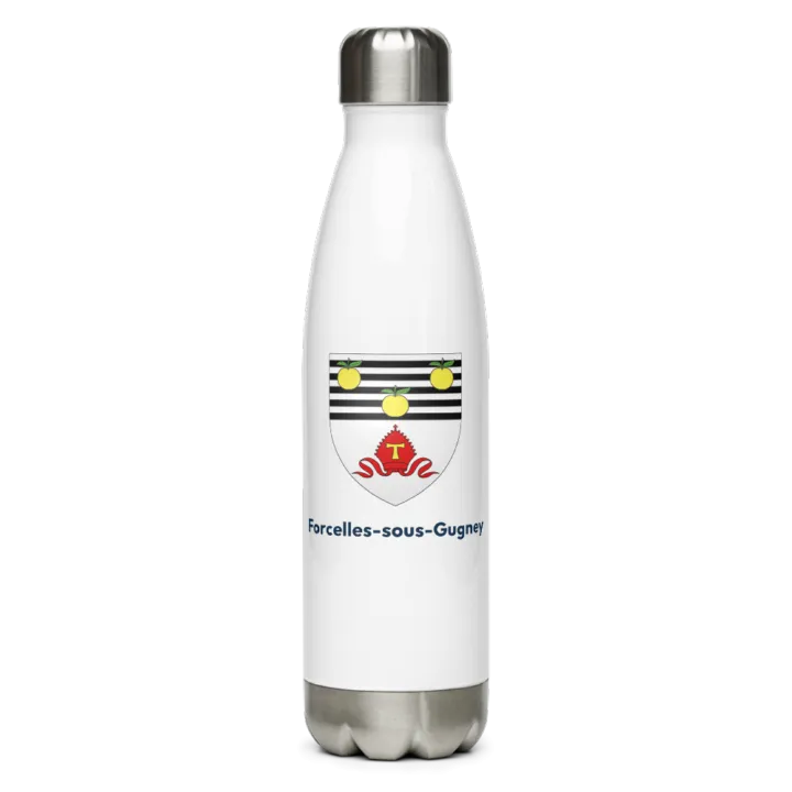 Gourde inox blason de Forcelles-sous-Gugney