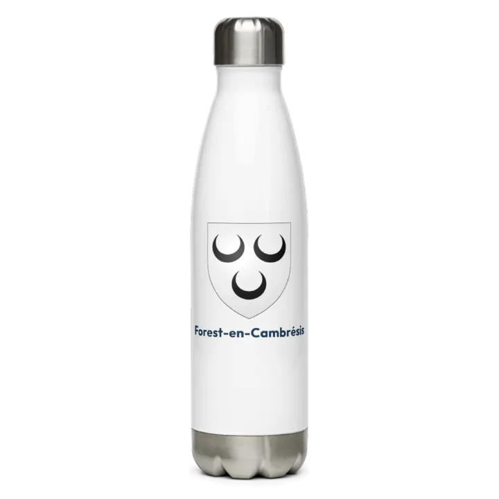 Gourde inox — blason de Forest-en-Cambrésis