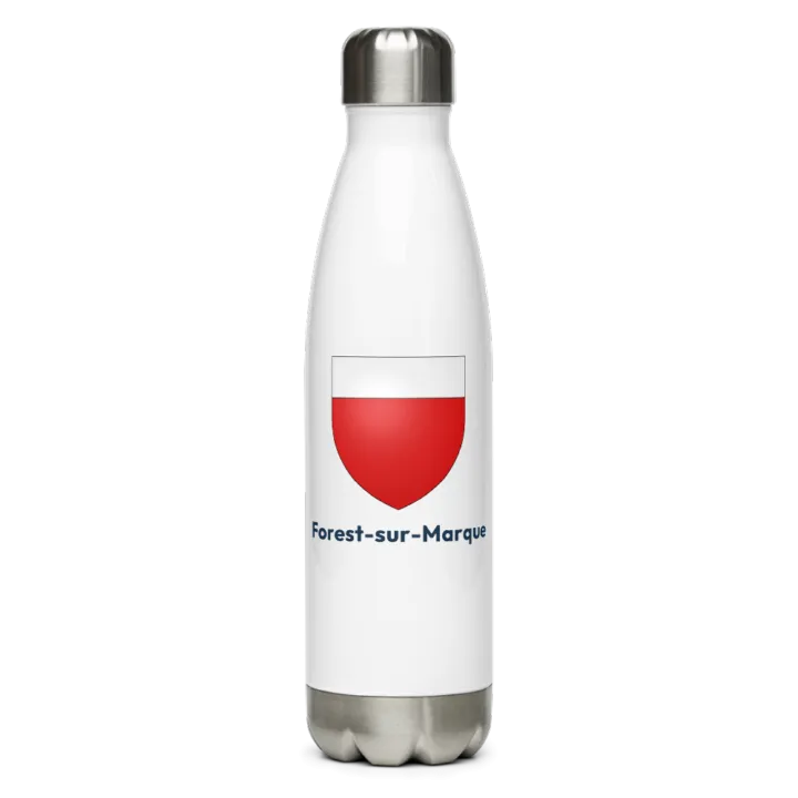 Gourde inox blason de Forest-sur-Marque