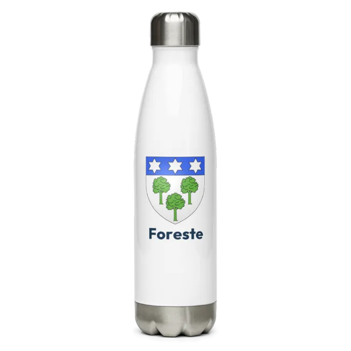 Gourde inox blason de Foreste
