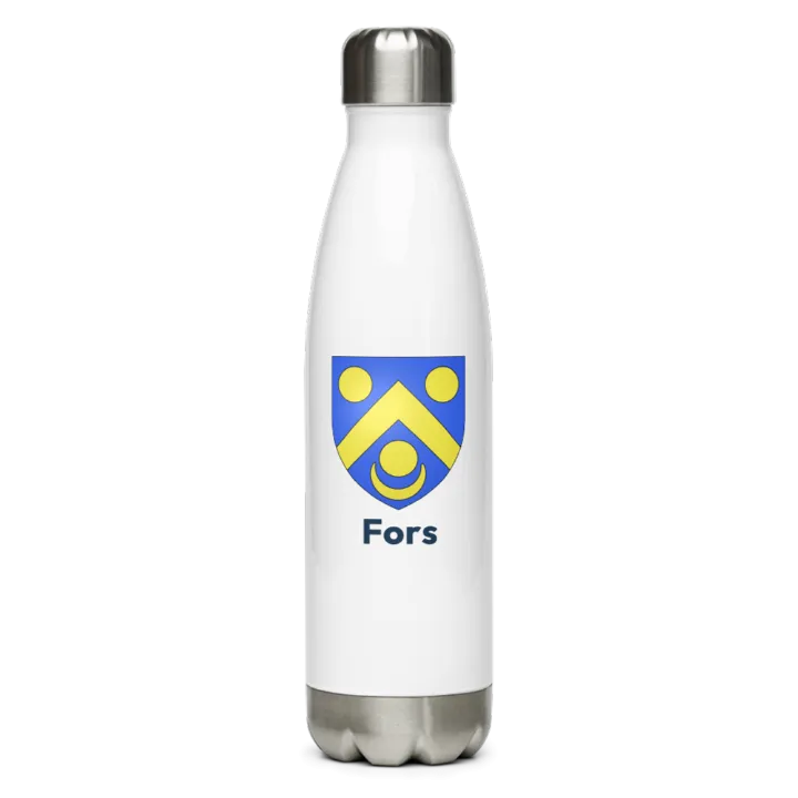 Gourde inox blason de Fors