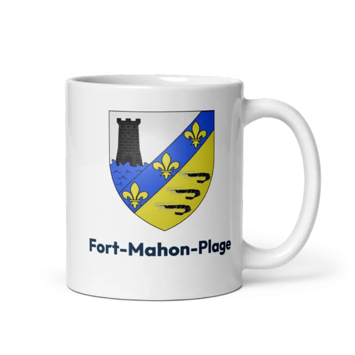 Mug blason de Fort-Mahon-Plage
