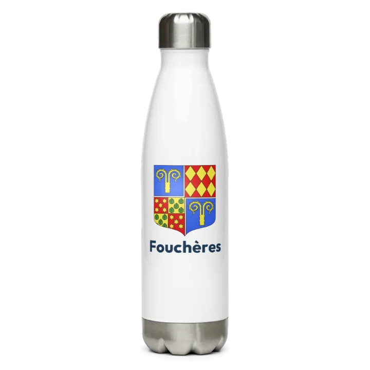 Gourde inox blason de Fouchères