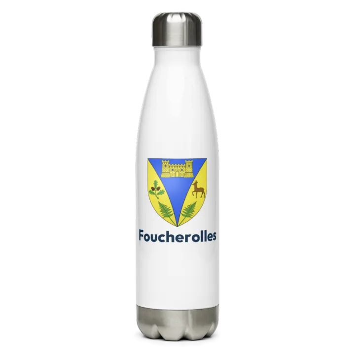 Gourde inox blason de Foucherolles