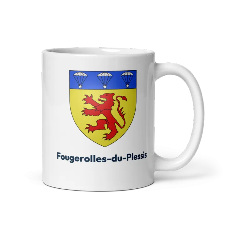 Mug blason de Fougerolles-du-Plessis