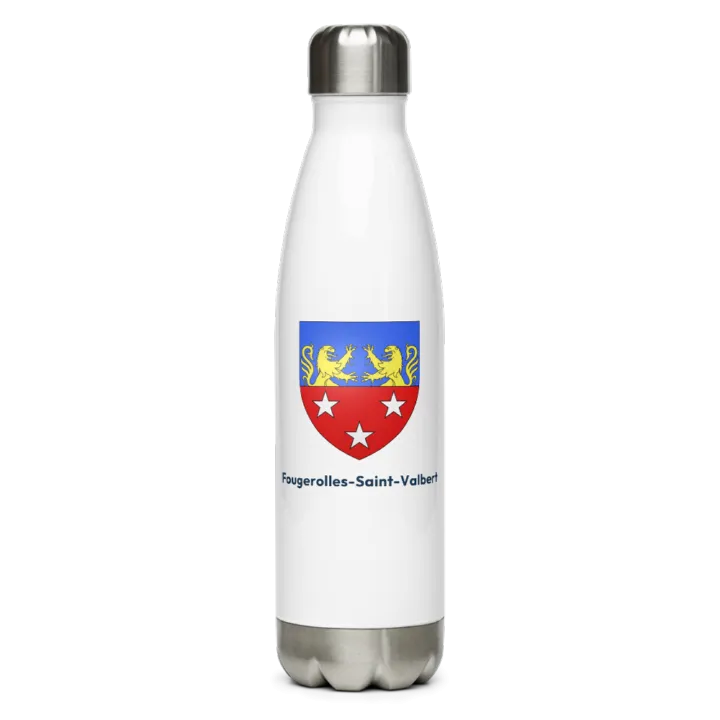 Gourde inox blason de Fougerolles-Saint-Valbert