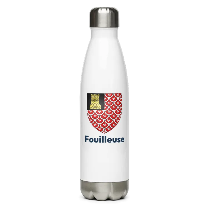 Gourde inox blason de Fouilleuse