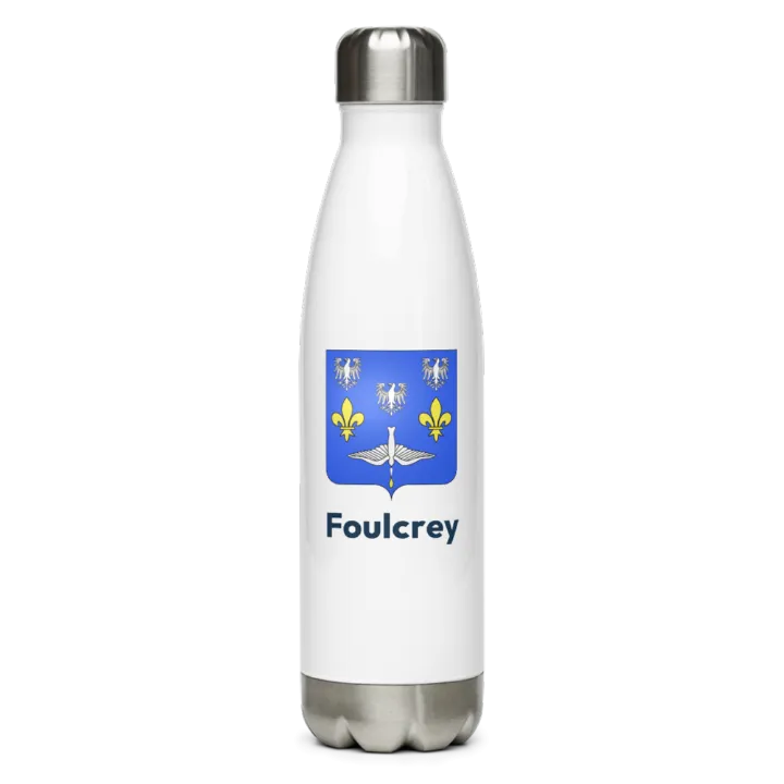Gourde inox blason de Foulcrey
