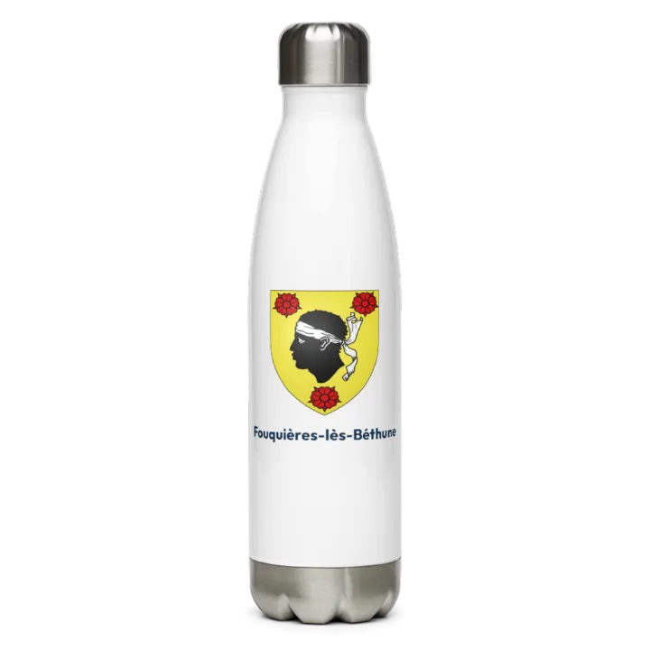 Gourde inox — blason de Fouquières-lès-Béthune