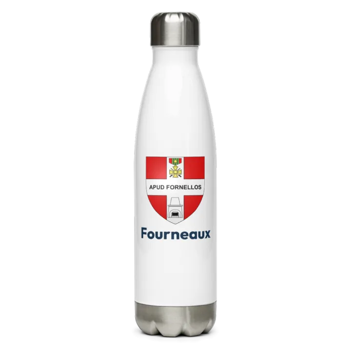 Gourde inox blason de Fourneaux