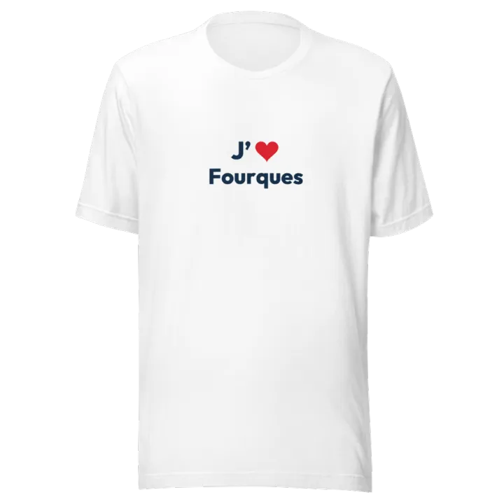 T-shirt « J’❤ Fourques »