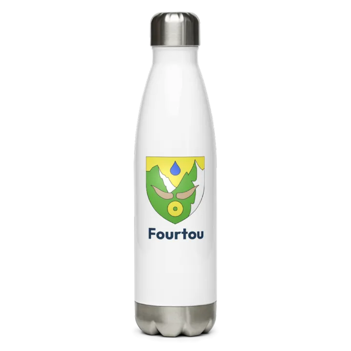 Gourde inox blason de Fourtou